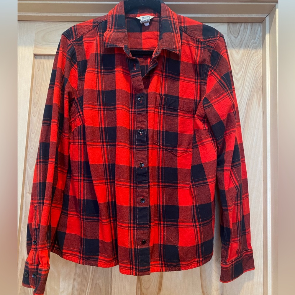 Duluth Trading Co. Flannel, split back